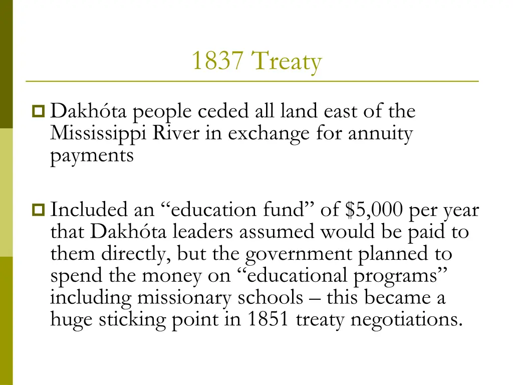 1837 treaty