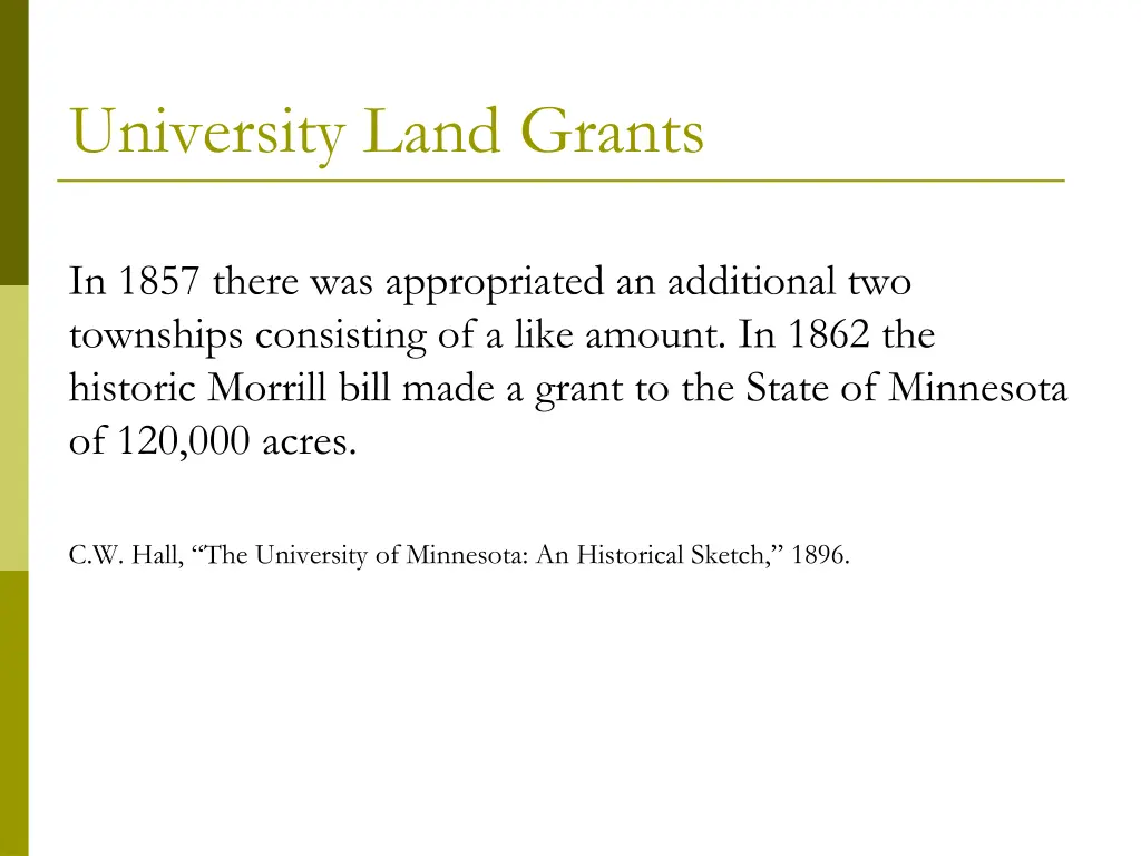 university land grants 1