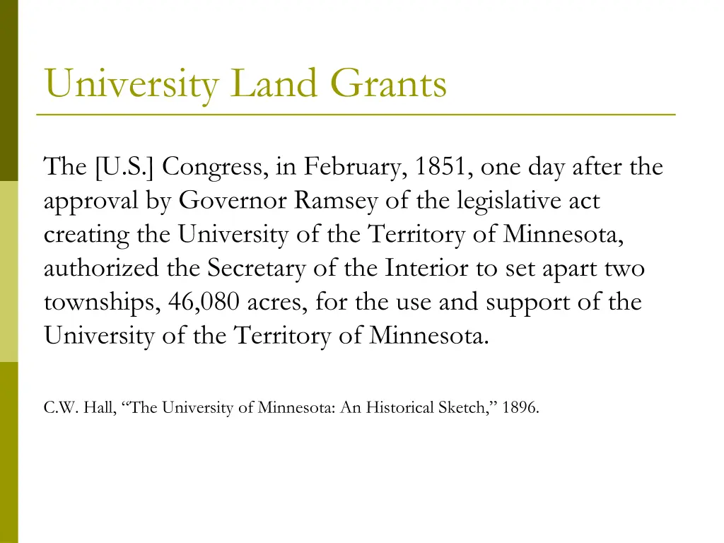 university land grants