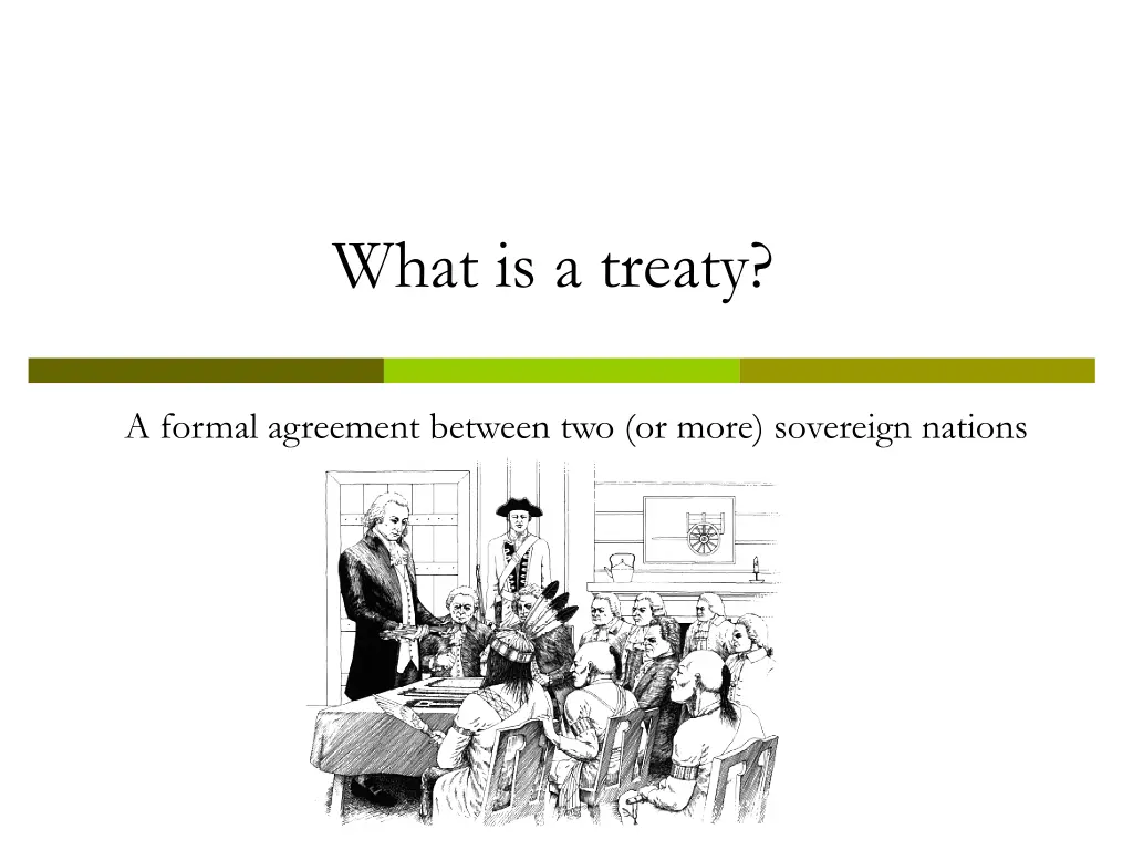 what is a treaty 1