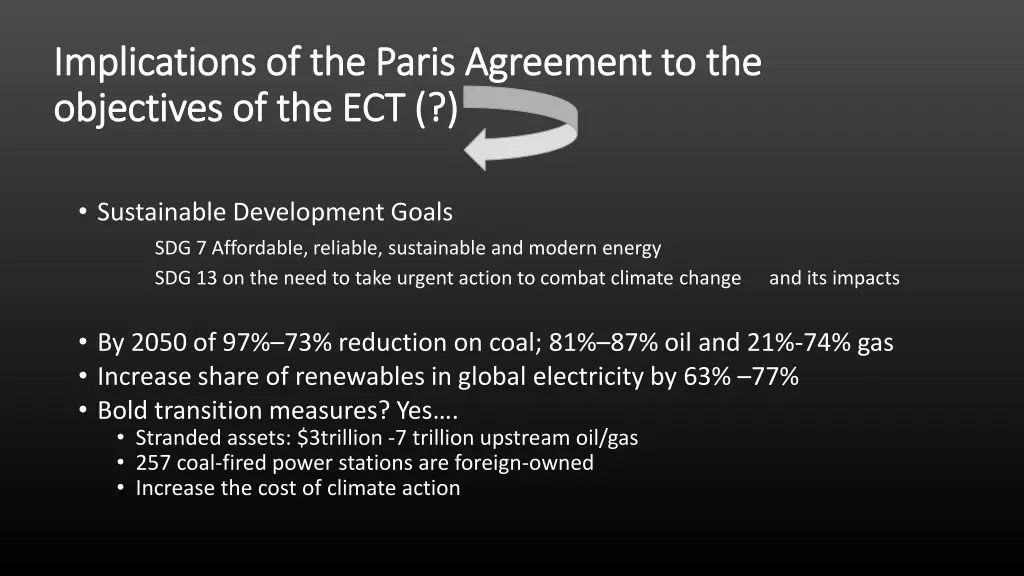 implications of the paris agreement