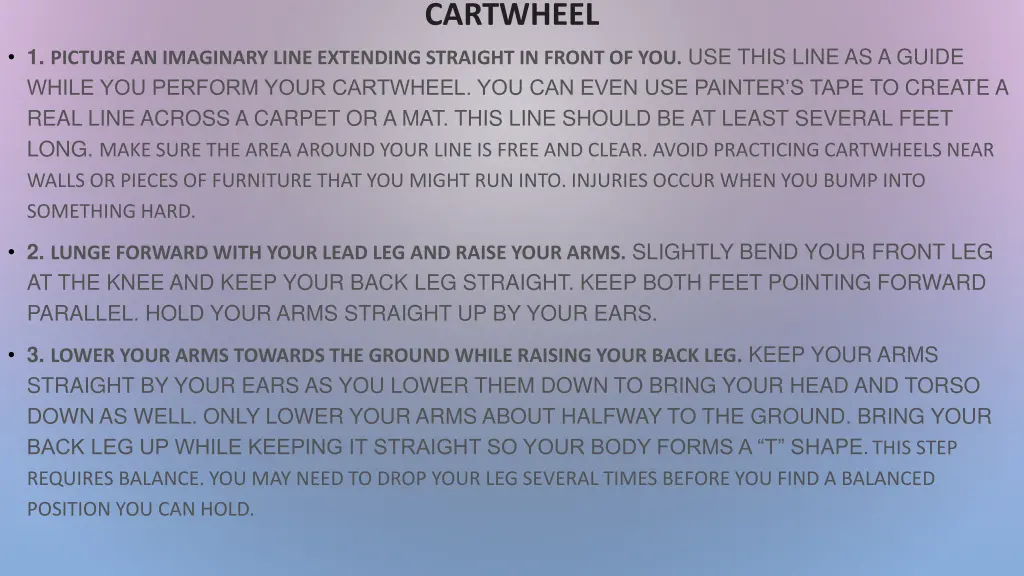 cartwheel