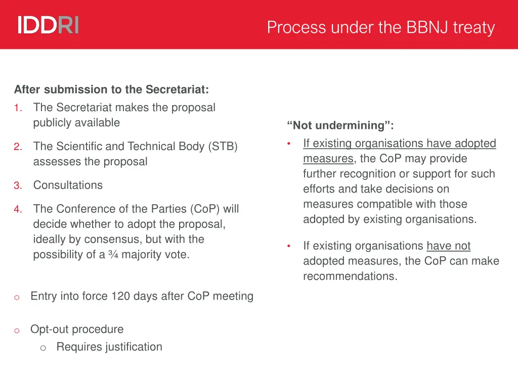 process under the bbnj treaty 2