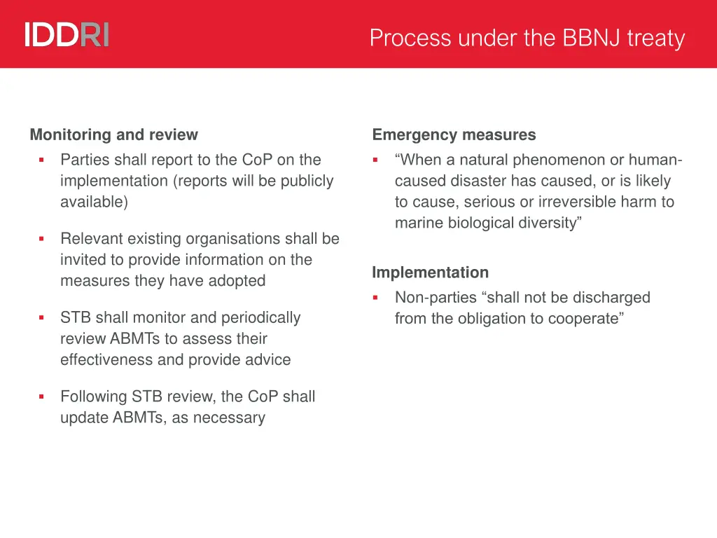 process under the bbnj treaty 3