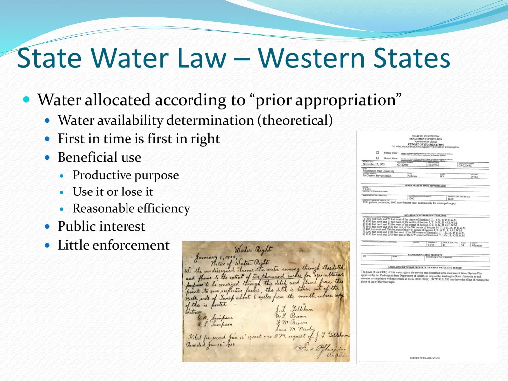 state water law western states