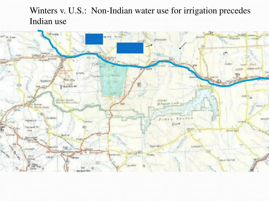 winters v u s non indian water use for irrigation