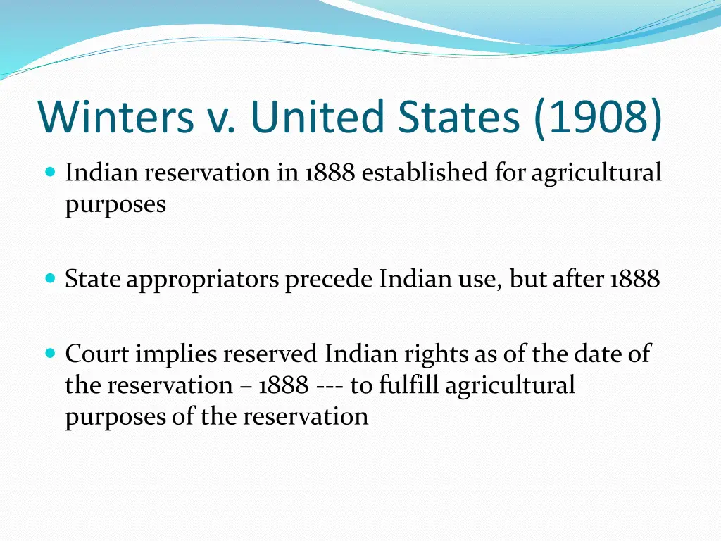 winters v united states 1908