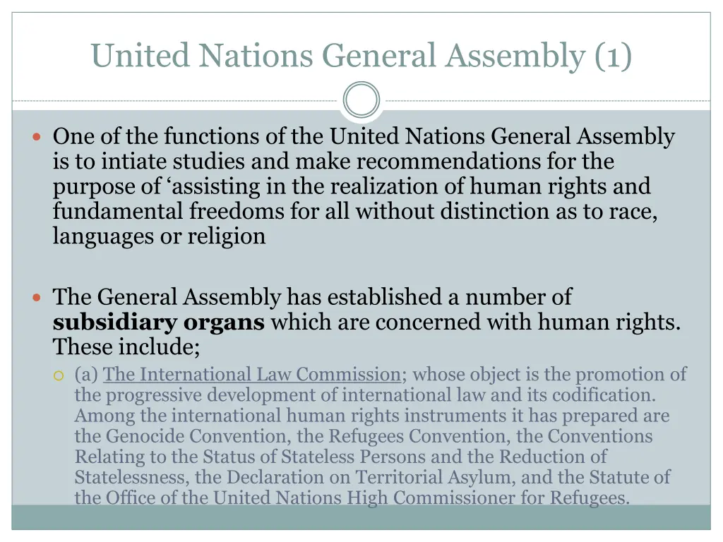 united nations general assembly 1