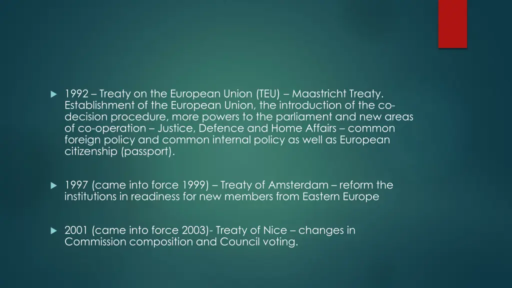 1992 treaty on the european union teu maastricht