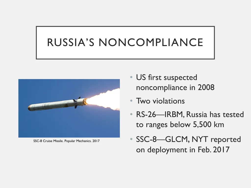 russia s noncompliance