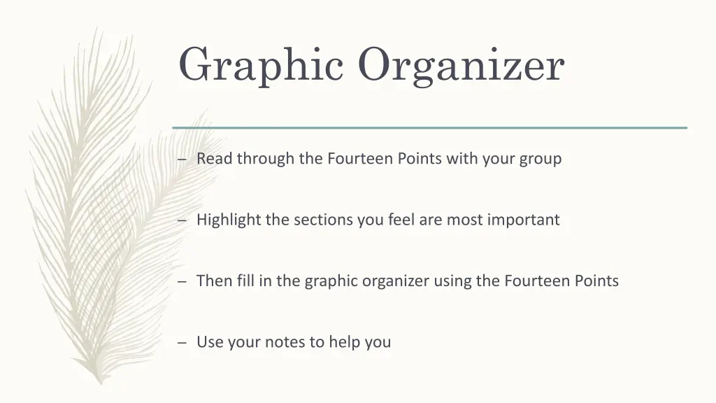 graphic organizer