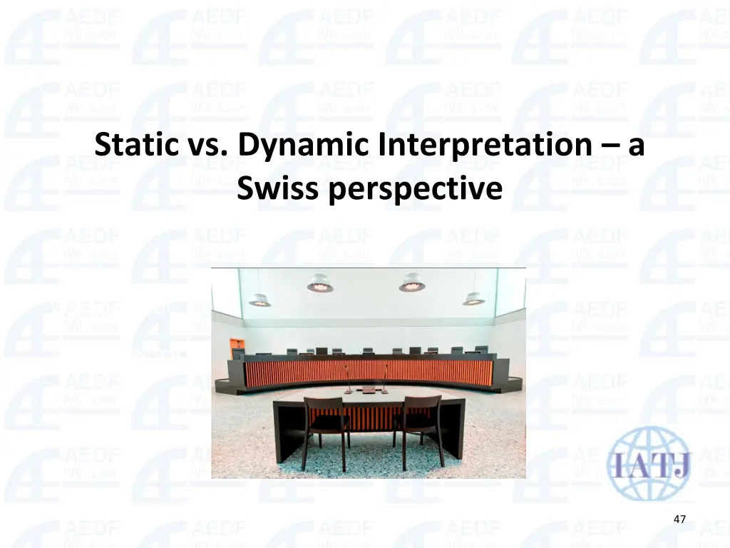 static vs dynamic interpretation a swiss