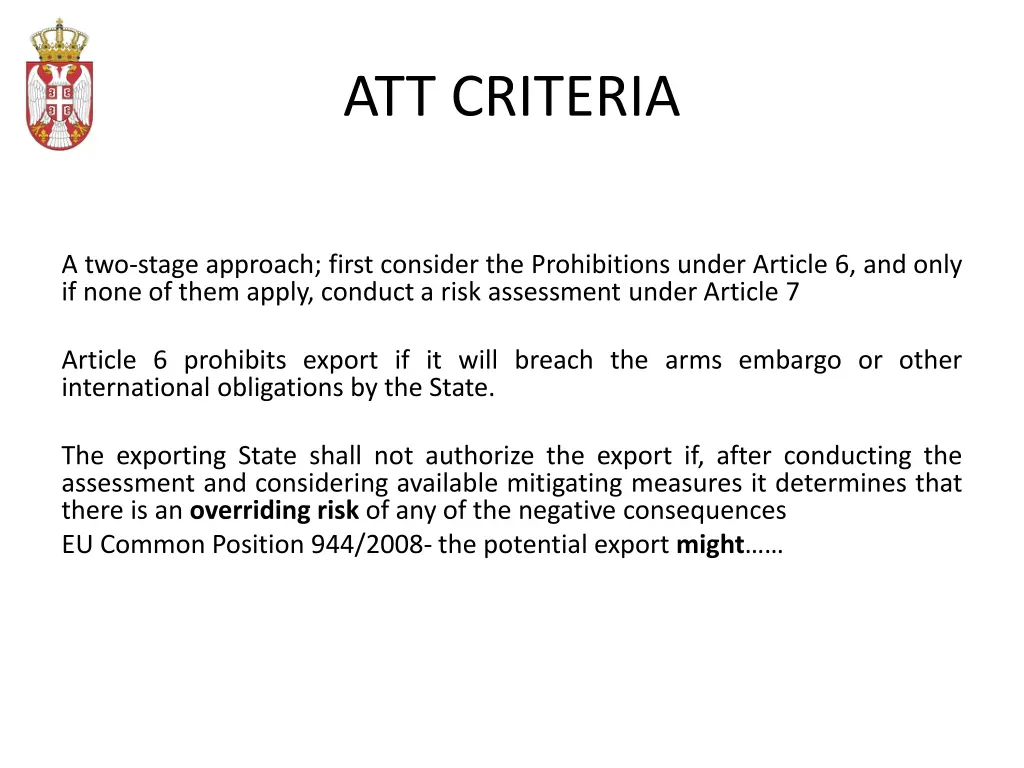 att criteria