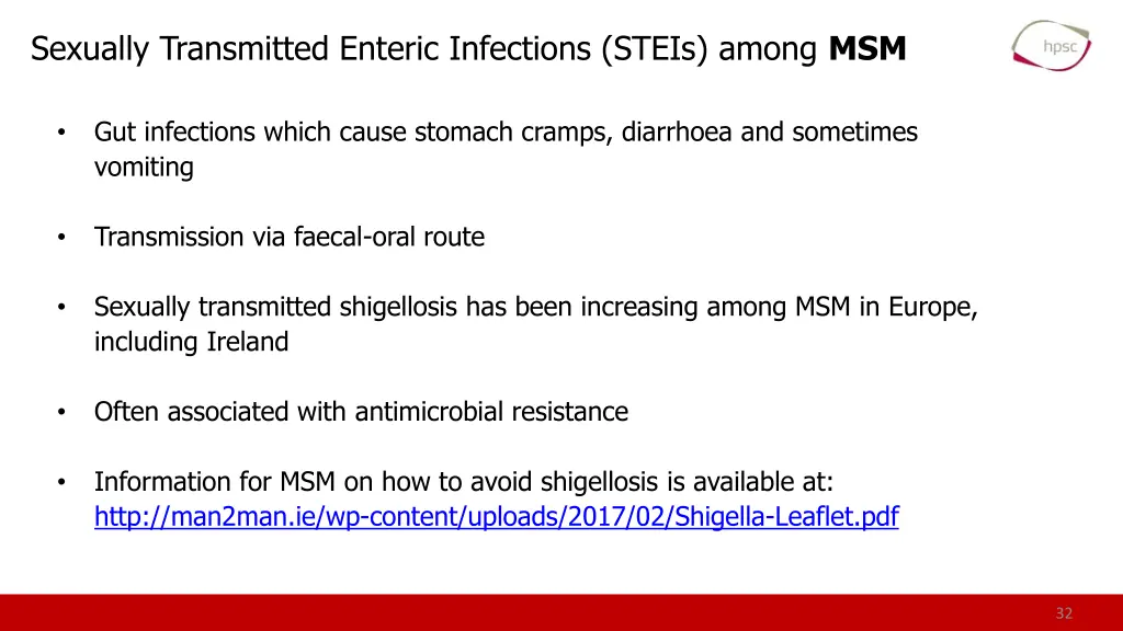 sexually transmitted enteric infections steis 1