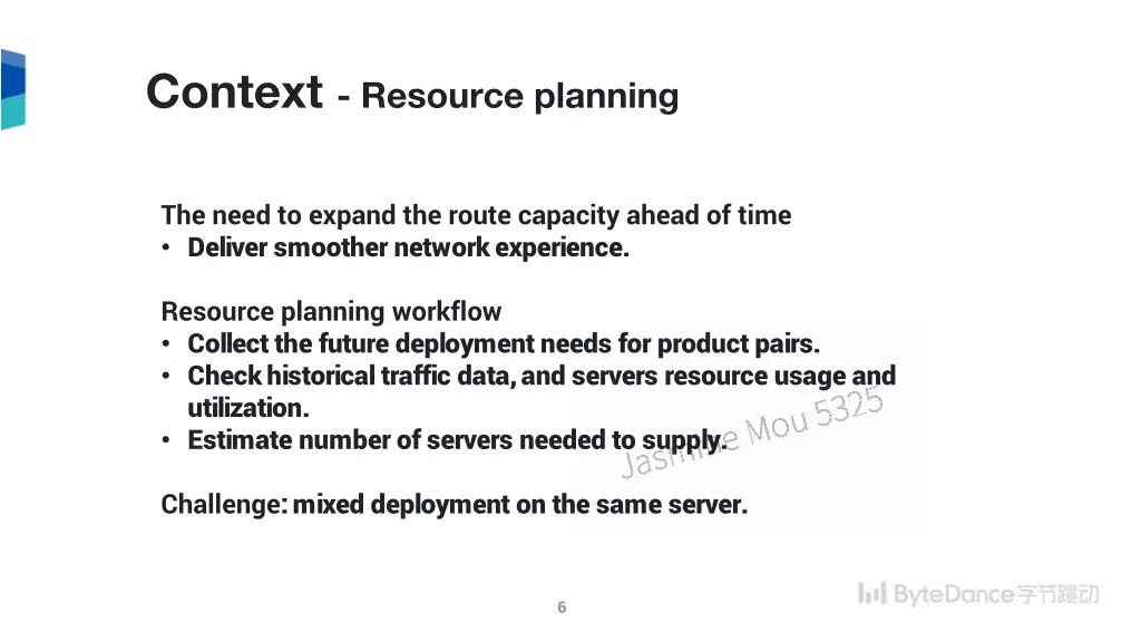 context resource planning