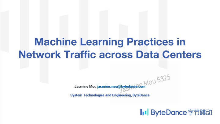 machine learning practices in network traffic