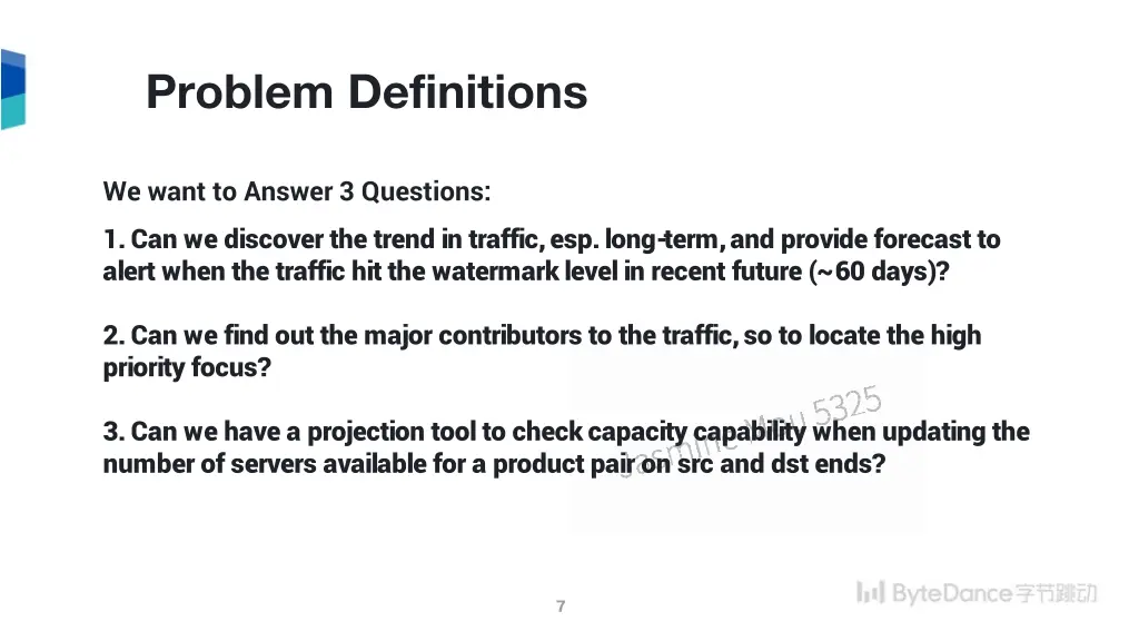 problem definitions