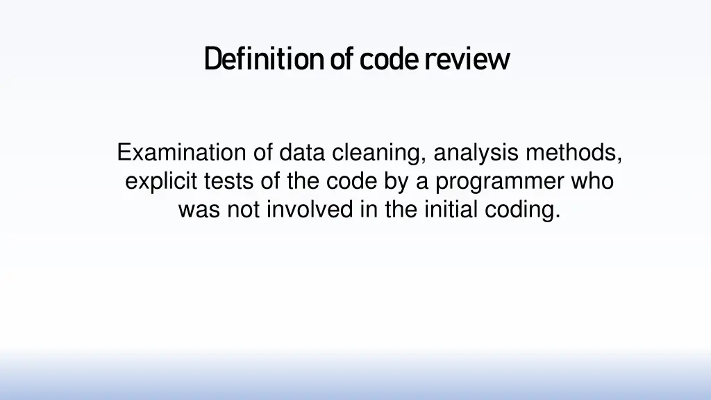 definition of code review