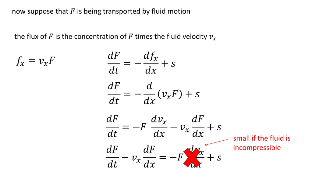 now suppose that is being transported by fluid 4