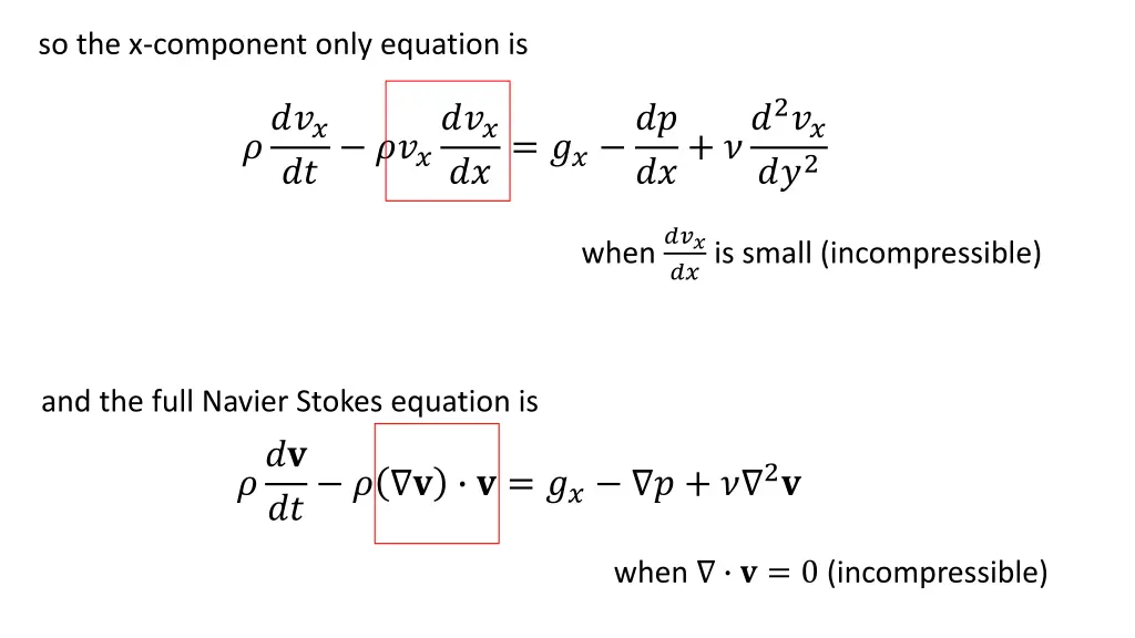 so the x component only equation is 1