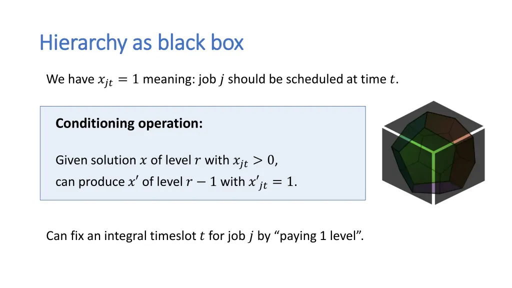 hierarch hierarchy as black box y as black box