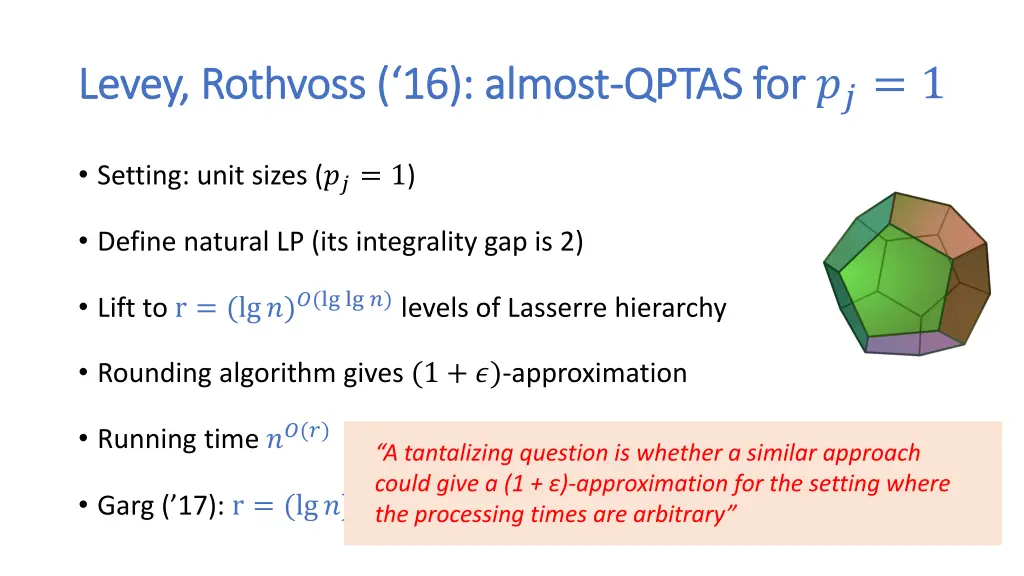 qptas for 1