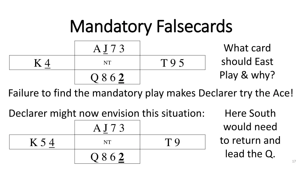 mandatory falsecards mandatory falsecards a j 7 3