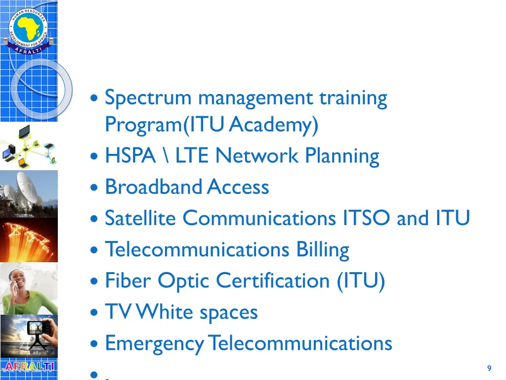 spectrum management training program itu academy