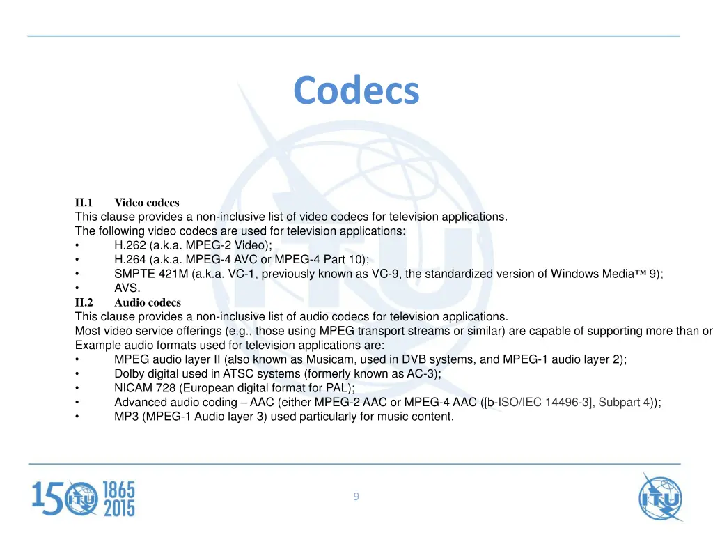 codecs