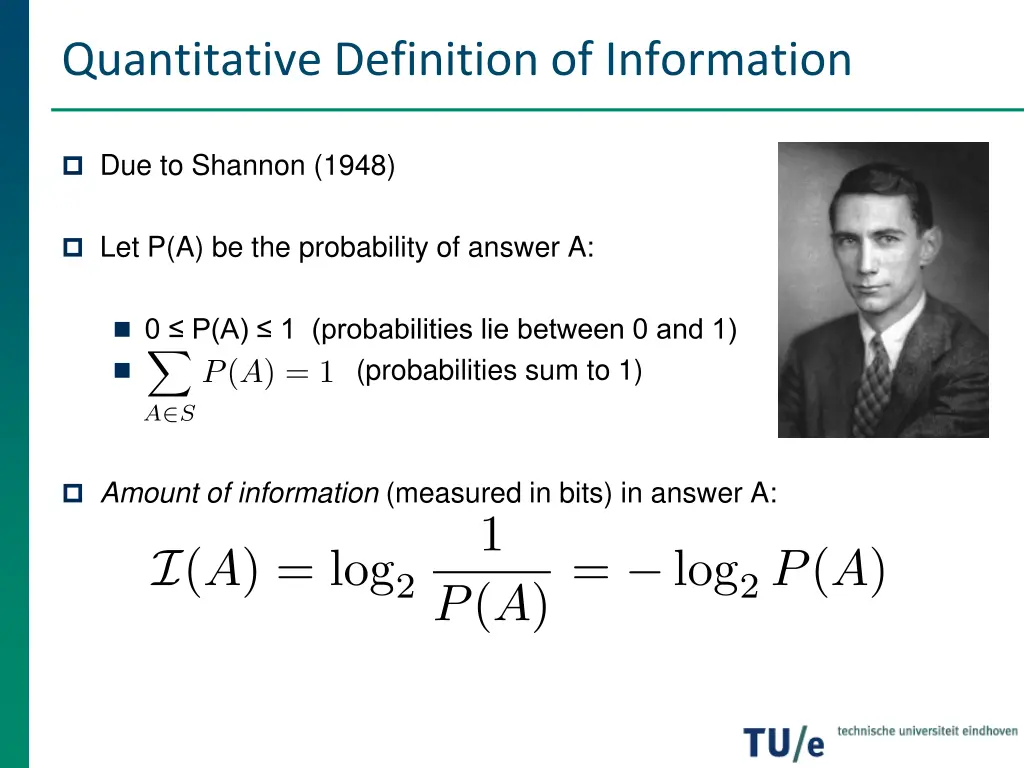 quantitative definition of information