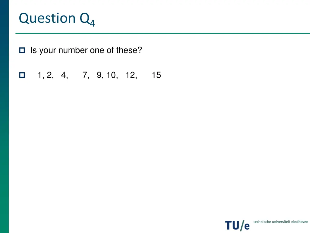 question q 4