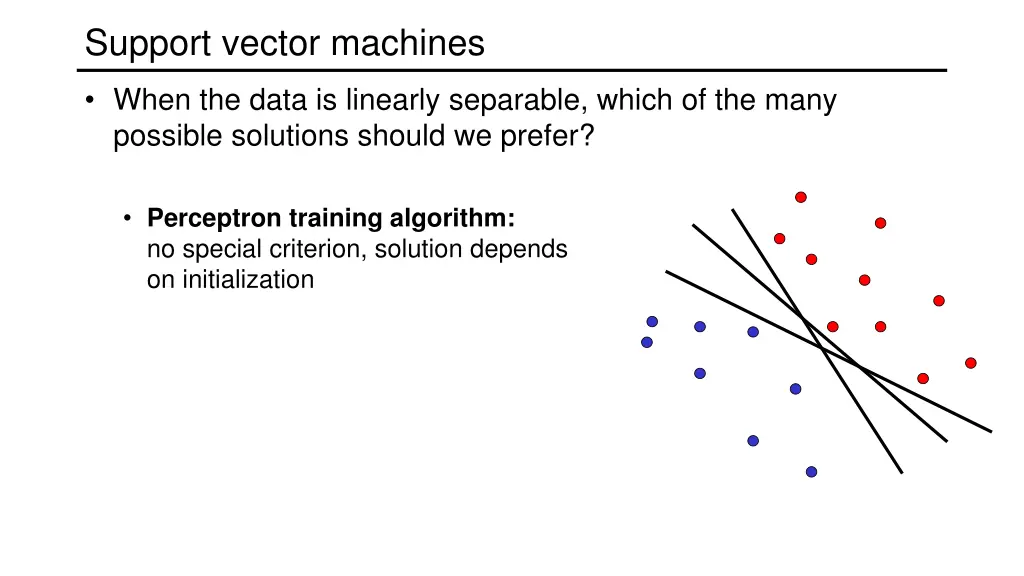 support vector machines