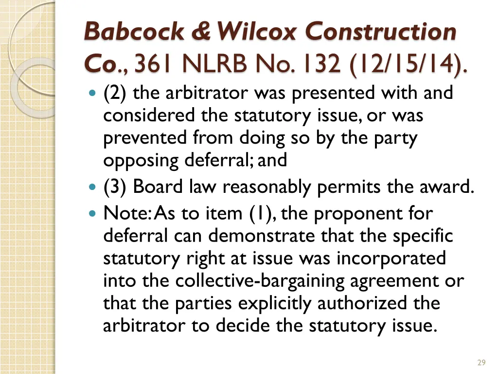 babcock wilcox construction co 361 nlrb 1