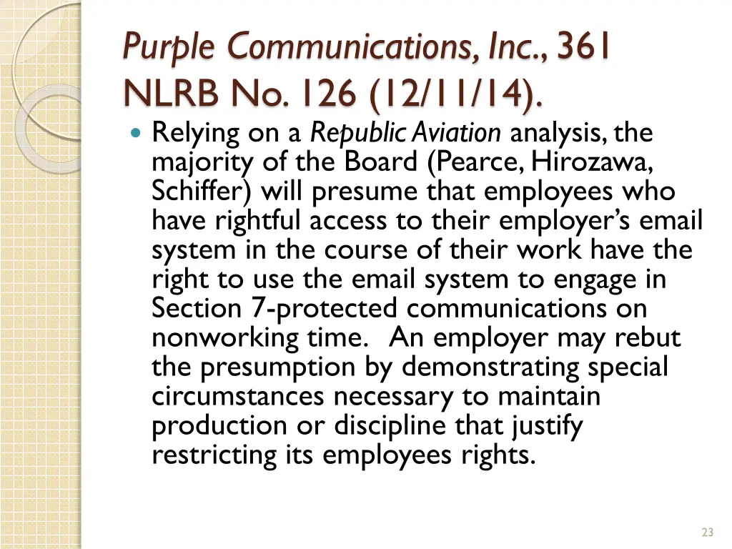 purple communications inc 361 nlrb