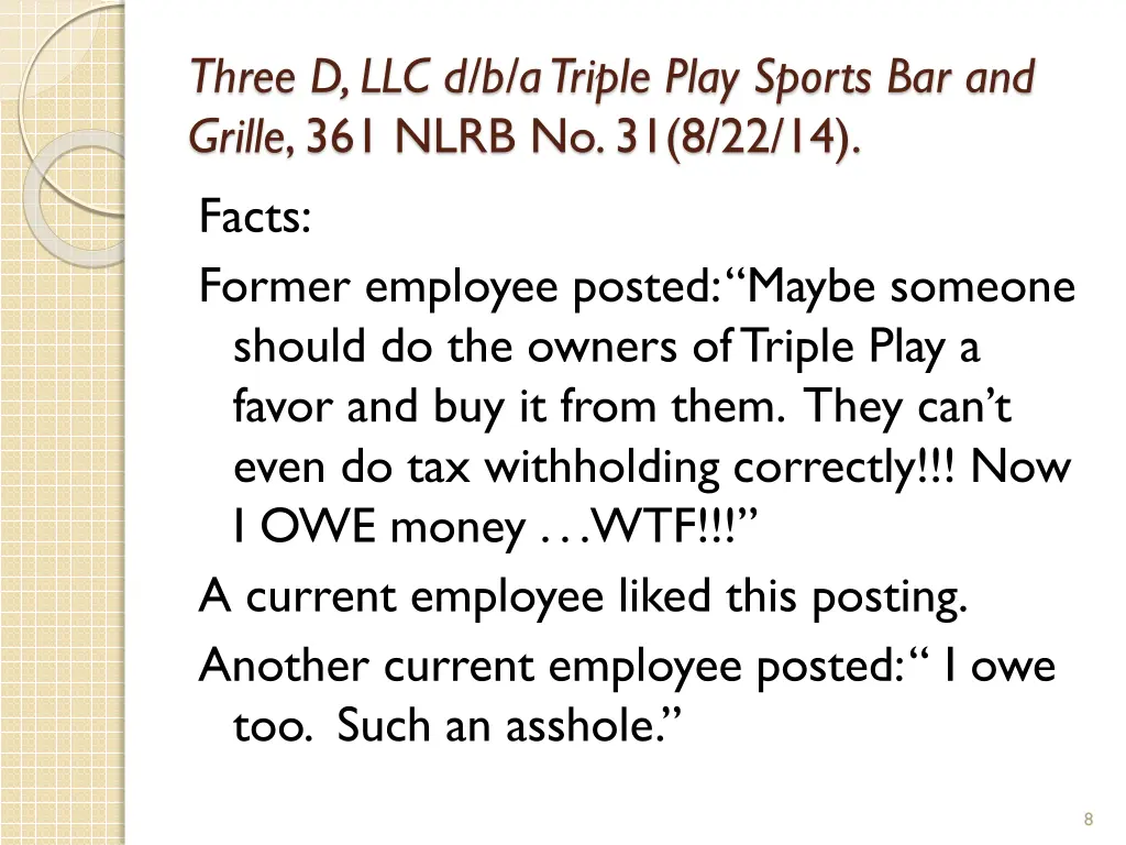 three d llc d b a triple play sports 1