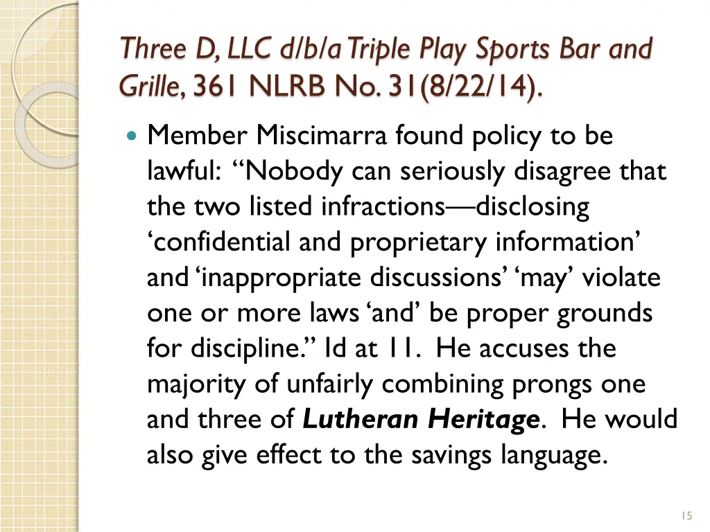 three d llc d b a triple play sports 8