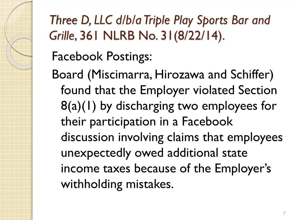 three d llc d b a triple play sports