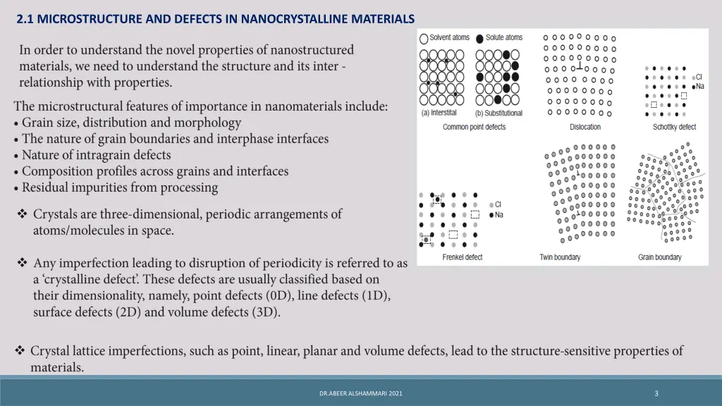 2 1 microstructure and defects in nanocrystalline