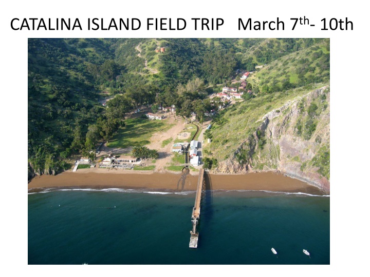 catalina island field trip march 7 th 10th