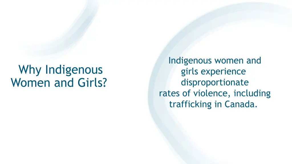 indigenous women and girls experience