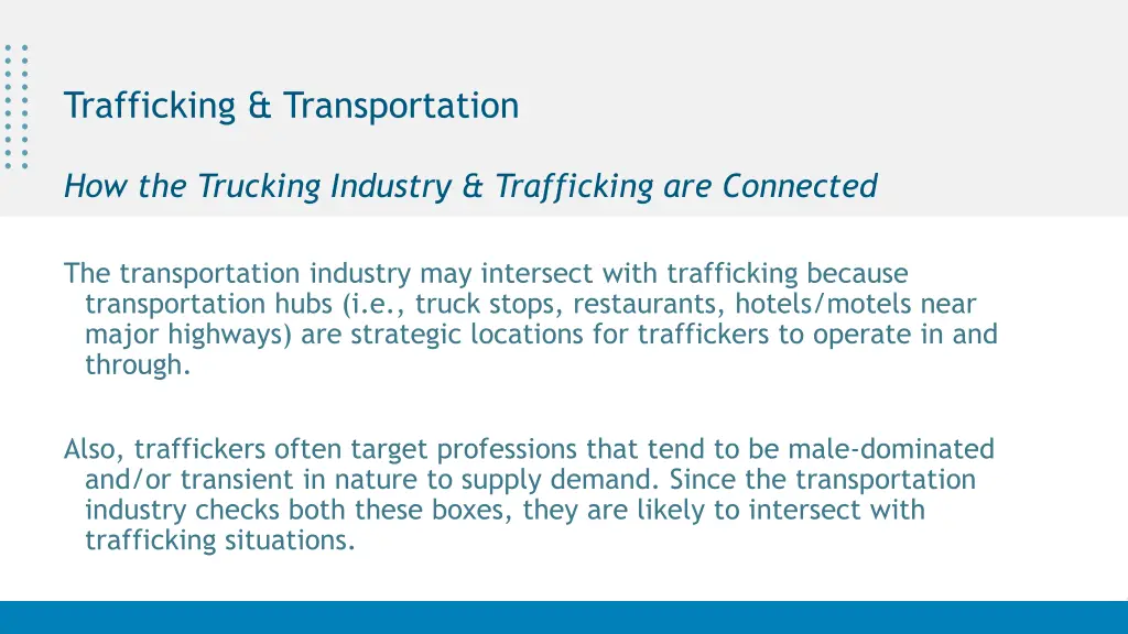 trafficking transportation 1