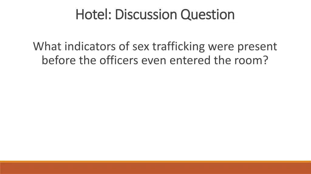 hotel discussion question hotel discussion