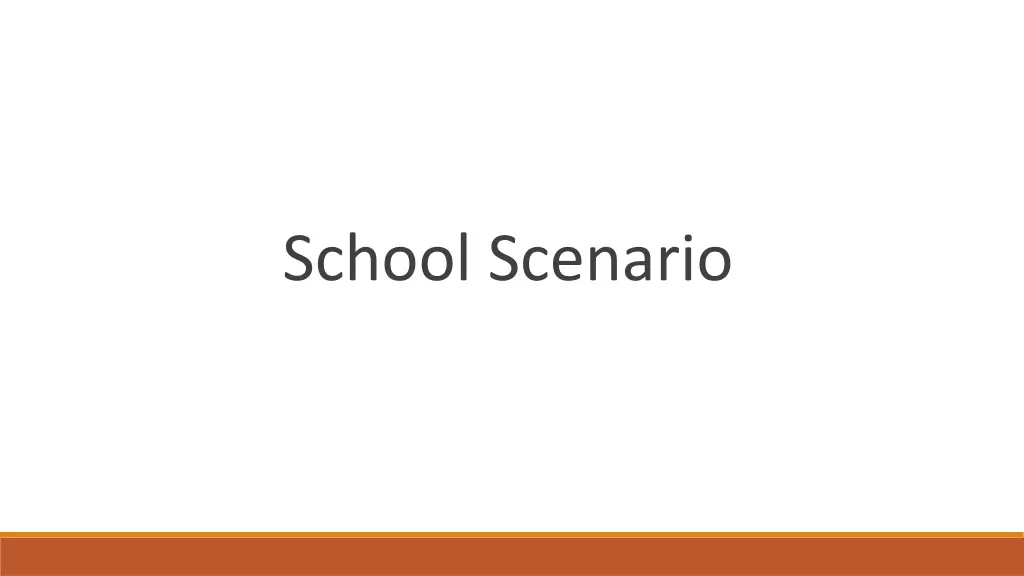 school scenario