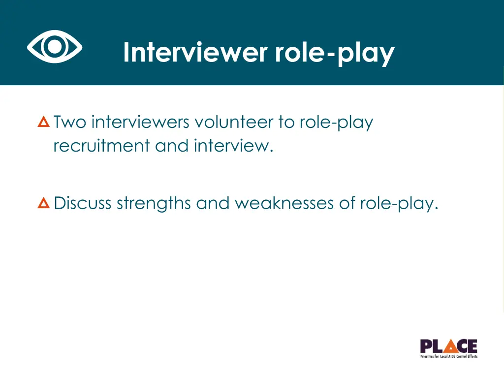 interviewer role play