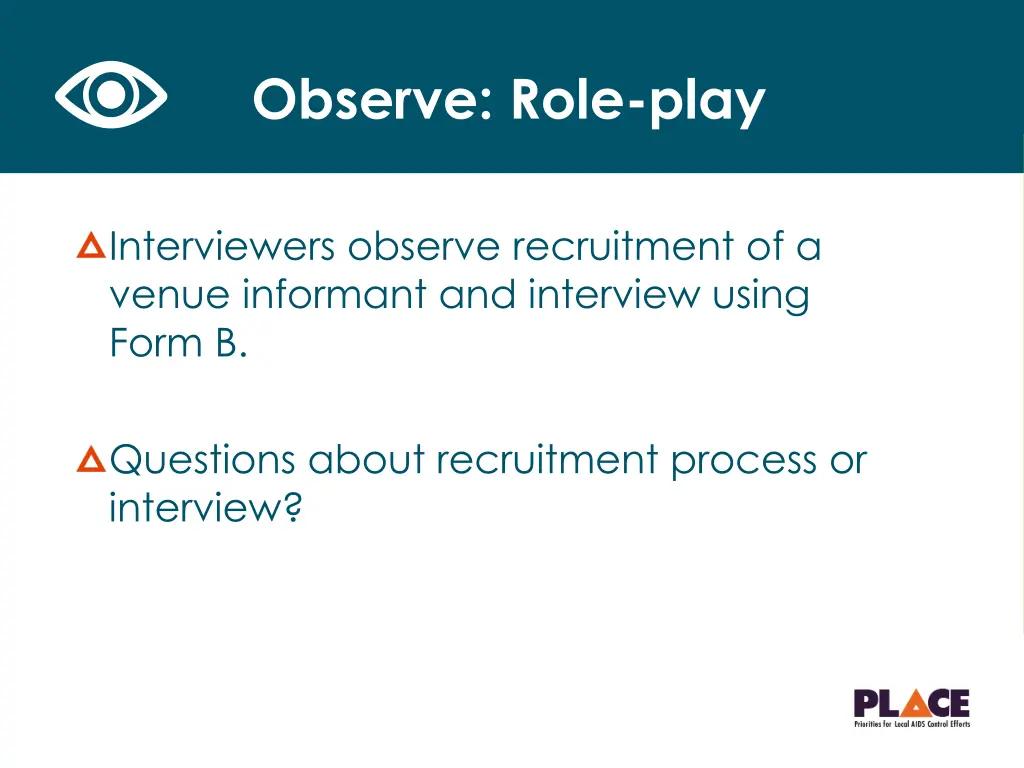 observe role play