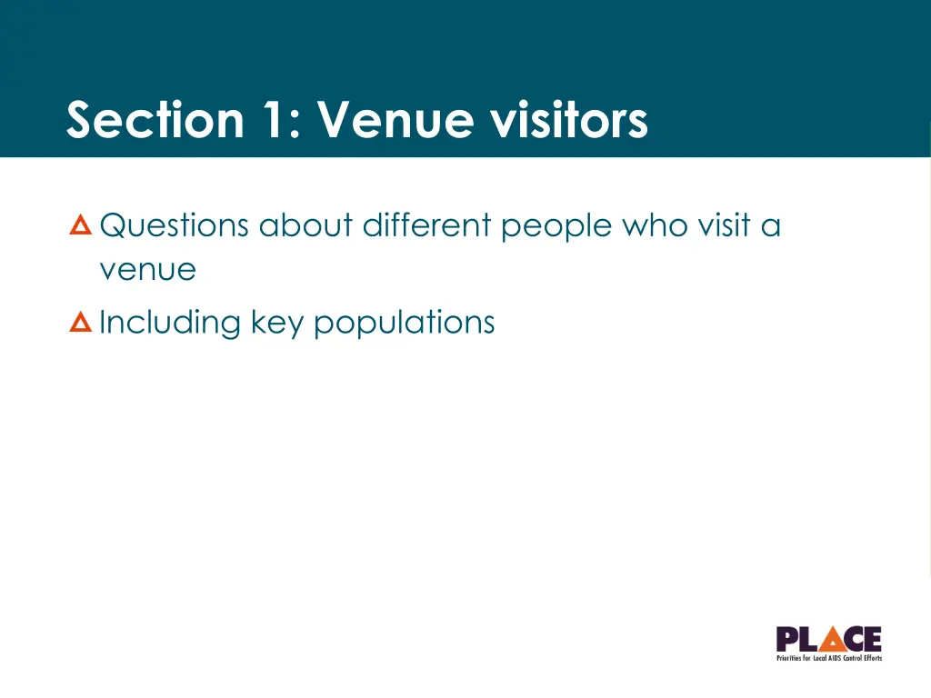 section 1 venue visitors