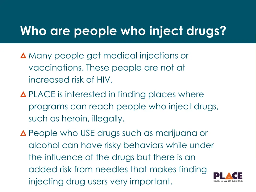 who are people who inject drugs