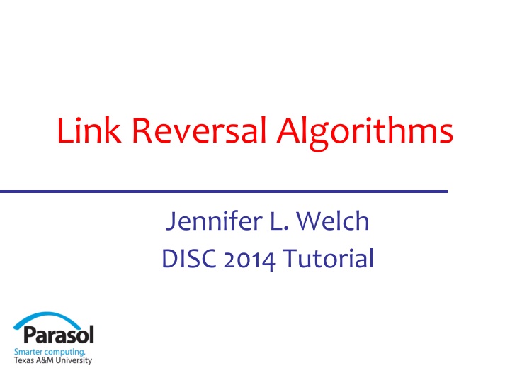 link reversal algorithms