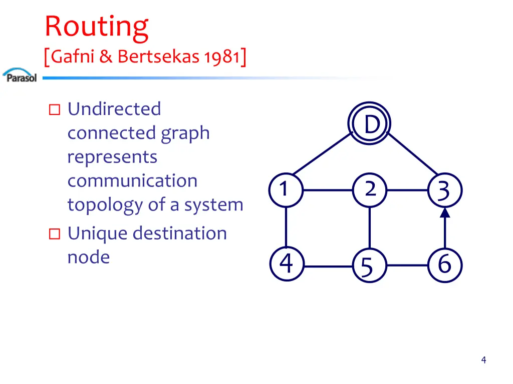 routing gafni bertsekas 1981