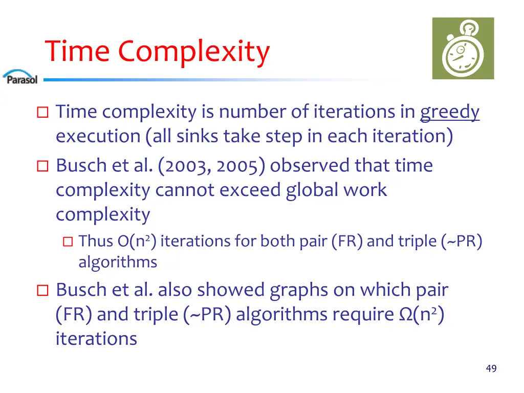 time complexity